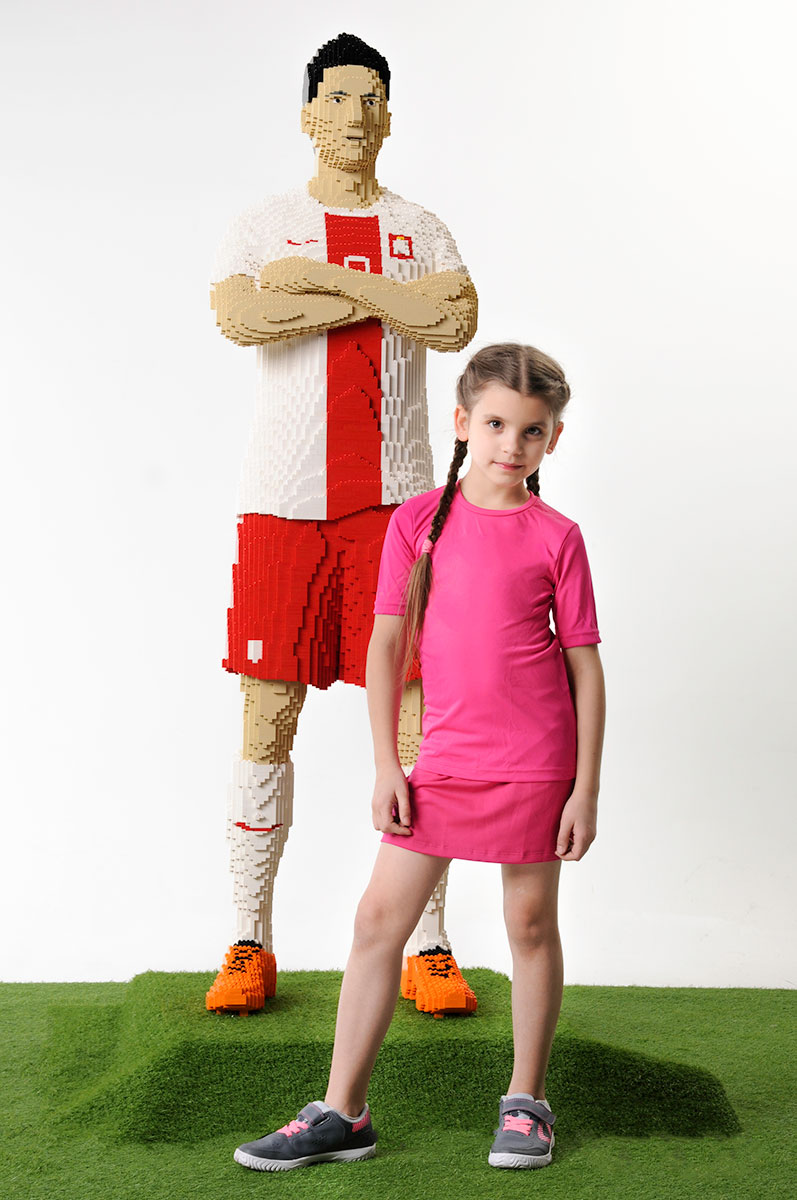 Robert Lewandowski, PGE Narodowy, Stadion Narodowy, Warszawa, Lego, Wystawa Lego