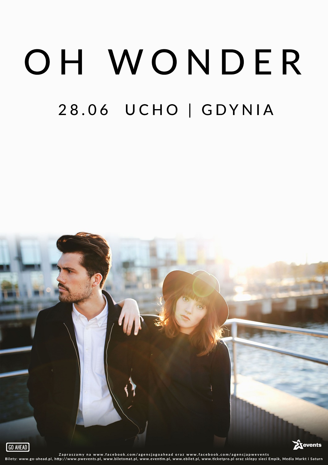 oh wonder, ucho, płyta, polski koncert, czerwiec 2016