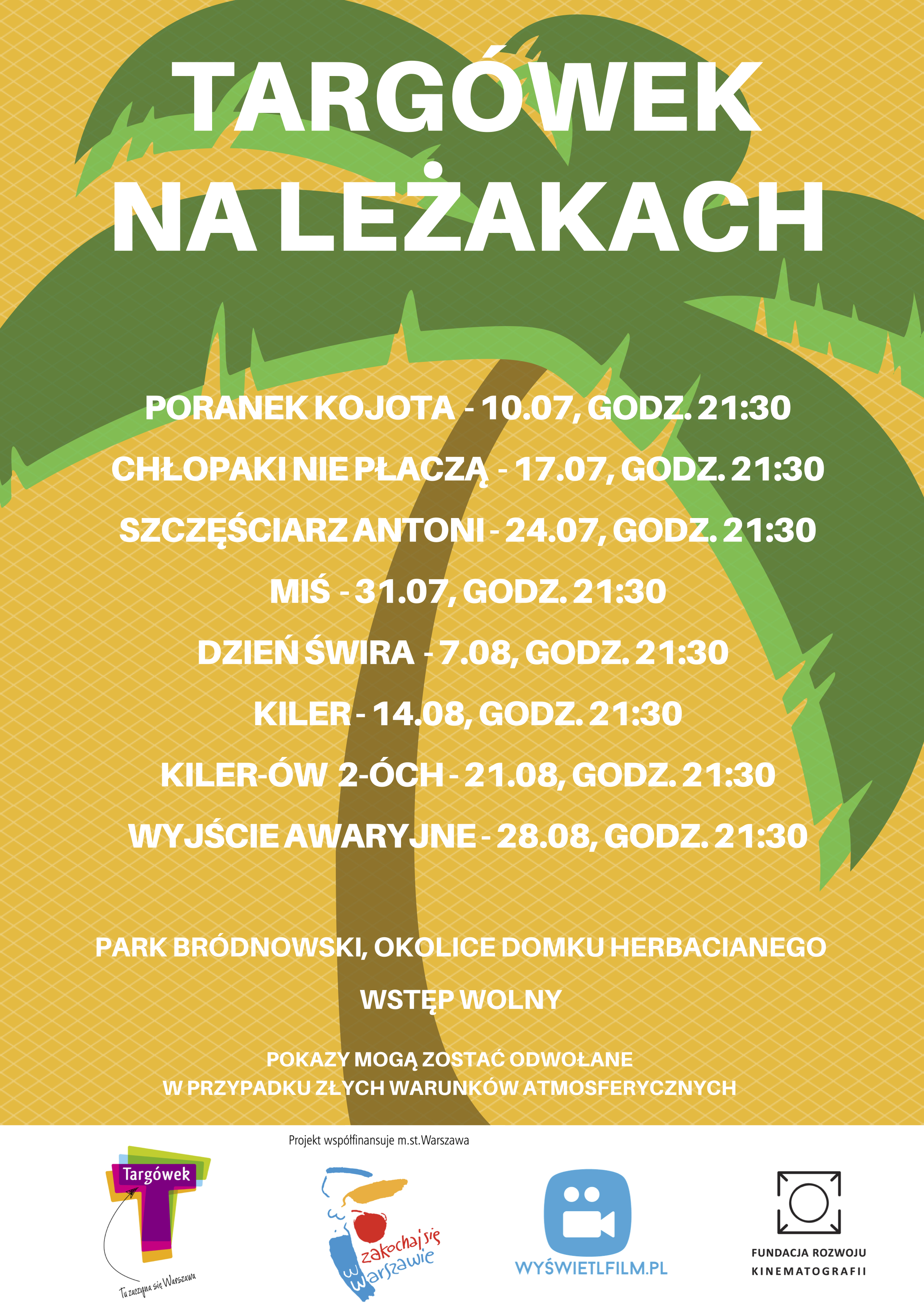 kino letnie targówek warszawa 2017