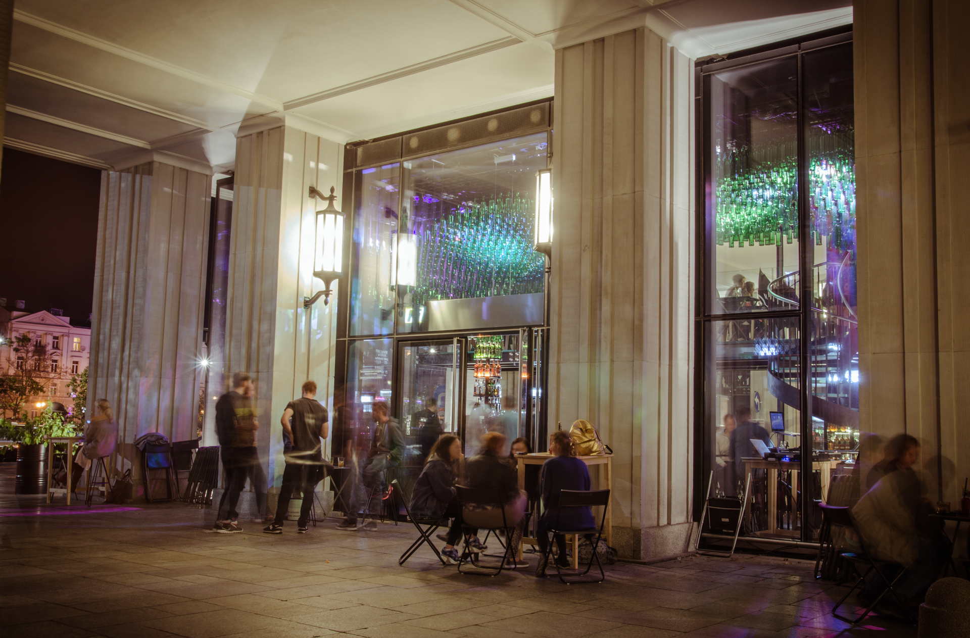 zamieszanie coctail bar, otwarcie ogróka, break a funk orchestra, maj 2016