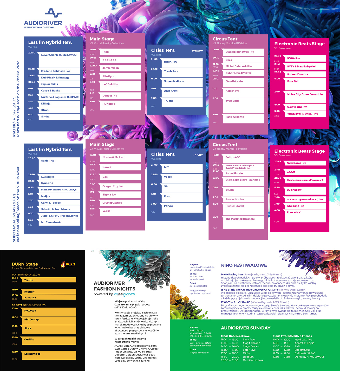 Audioriver godziny występów 