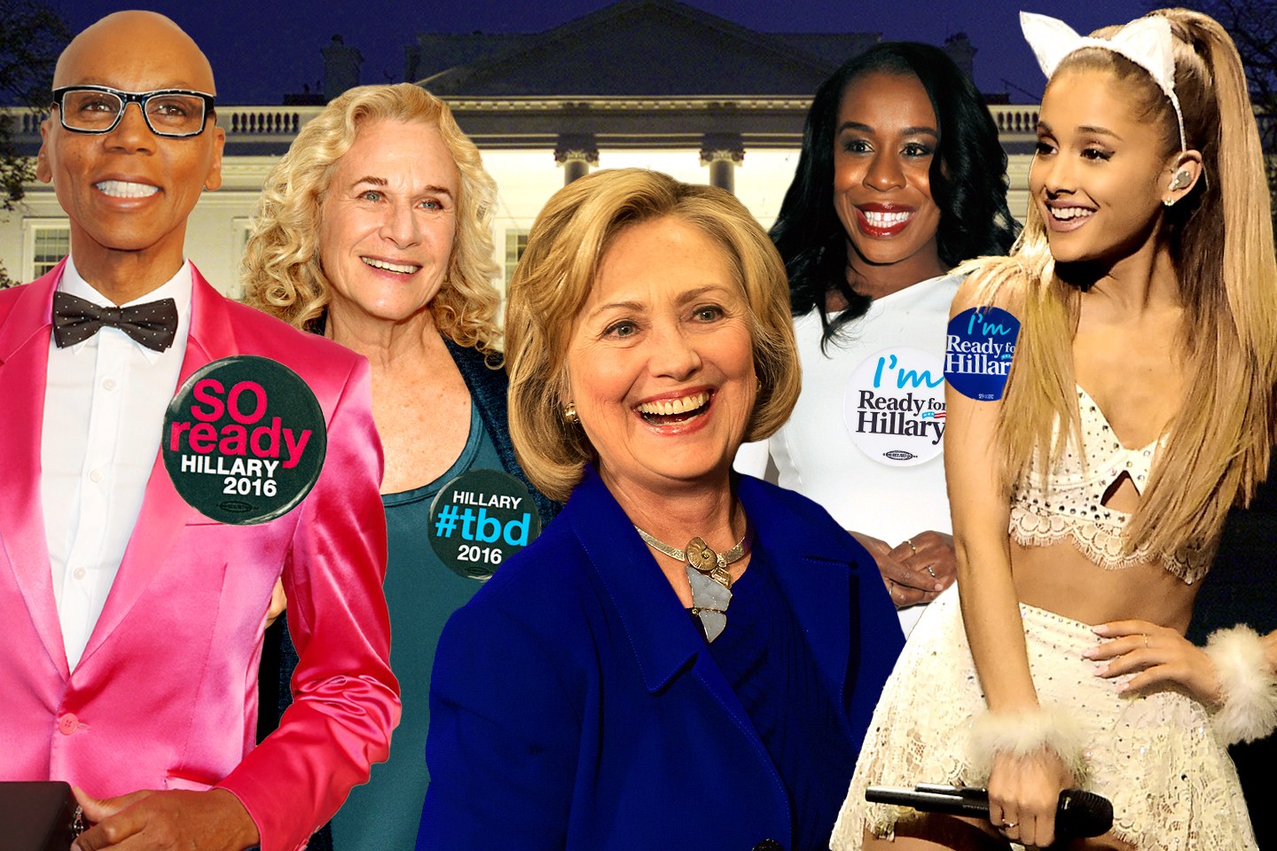 hilay clinton poparcie, wybory ameryka