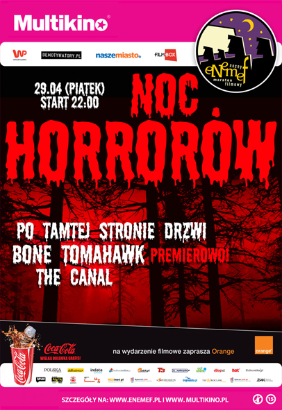 noc horrorów, mulikino, 29 kwietnia