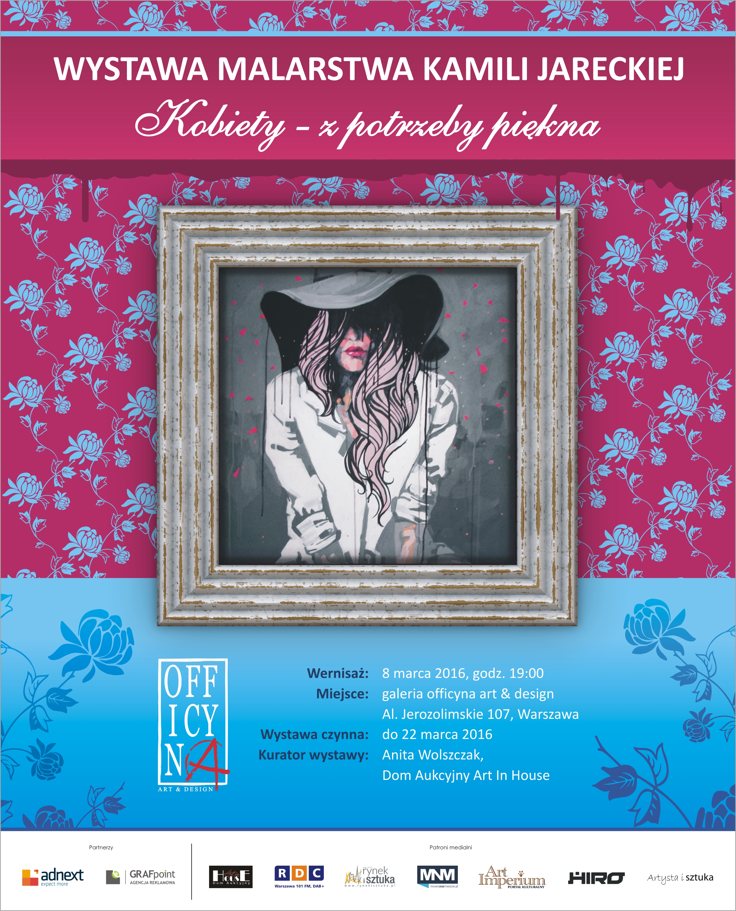 Kamila Jarecka, wystawa, wernisaż, wernisaż wystawy, dzień kobiet, obrazy