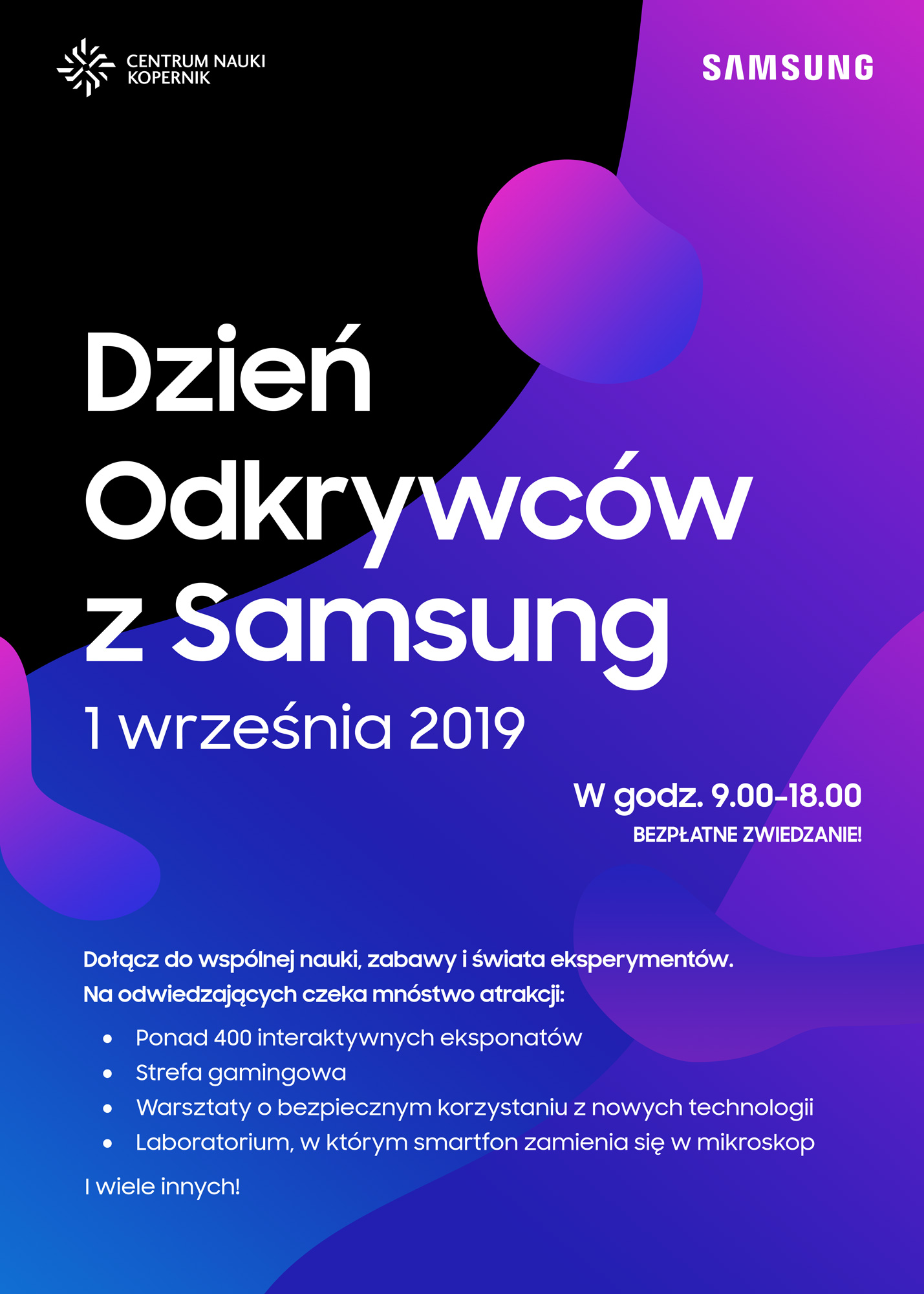 dzień odkrywców kopernik samsung mówią na mieście